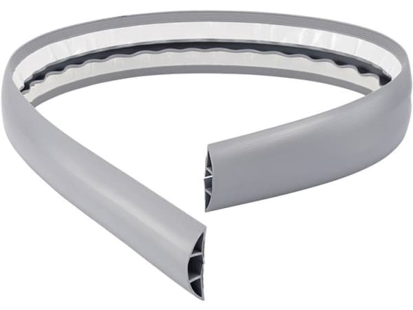 TRU COMPONENTS kabelbro 1566306 PVC Grå Antal kanaler: 1 1800 mm Indhold: 1.8 m