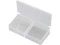 Miniatyrbilde 1 av 3: TRU COMPONENTS SG817-02 Sortimentskasse (L x B x H) 173 x 86 x 35 mm Antal fag: 2 Fast underopdeling Indhold 1 stk