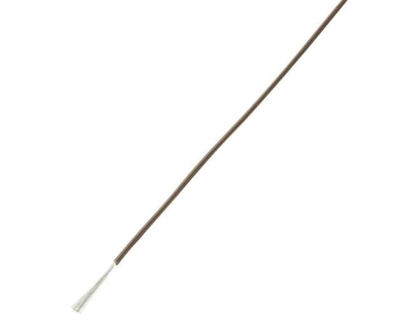 TRU COMPONENTS 1566848 Wire LiY 1 x 0,14 mm² Brun 10 m