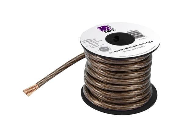 TRU COMPONENTS 1567038 Jordkabel 1 x 25 mm² Sort 5 m