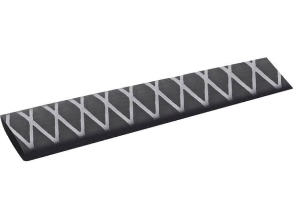 TRU COMPONENTS 1570693 Kutistusputki ilman liimaa Musta 36 mm 18 mm Kutistumisnopeus:2:1 1 m 1 m