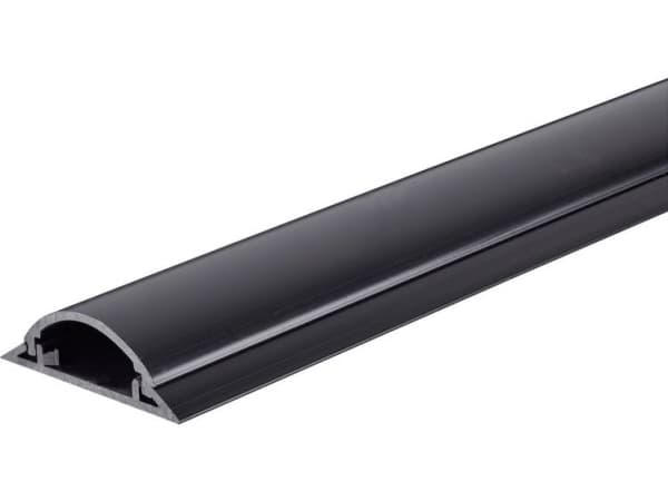 TRU COMPONENTS kaapelisilta 1571661 PVC Musta Kanavien lukumäärä: 1 1000 mm Sisältö: 1 m