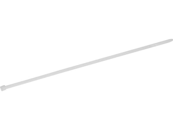 TRU COMPONENTS 1578067 Kabelbinder 400 mm 7.20 mm Vit Värmestabiliserad 100 st