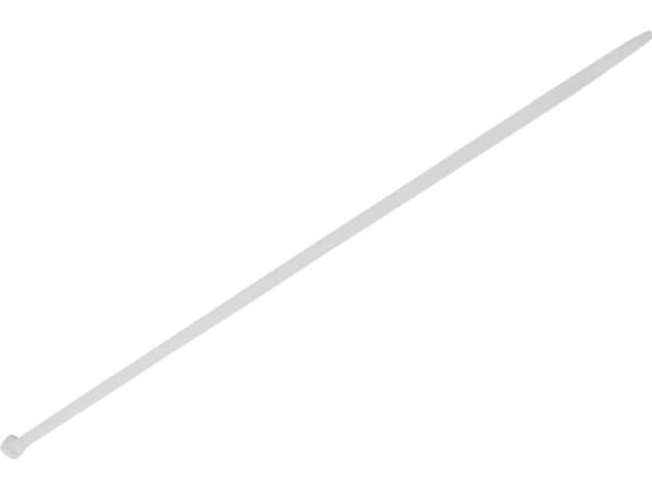 TRU COMPONENTS 1578087 Johdinsiteet 450 mm 7,80 mm Valkoinen Lämpöstabiloitu 100 kpl
