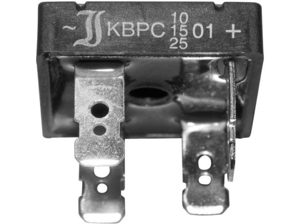 TRU COMPONENTS TC-KBPC10/15/2501FP Broensretter KBPC 100 V 25 A Enkeltfaset