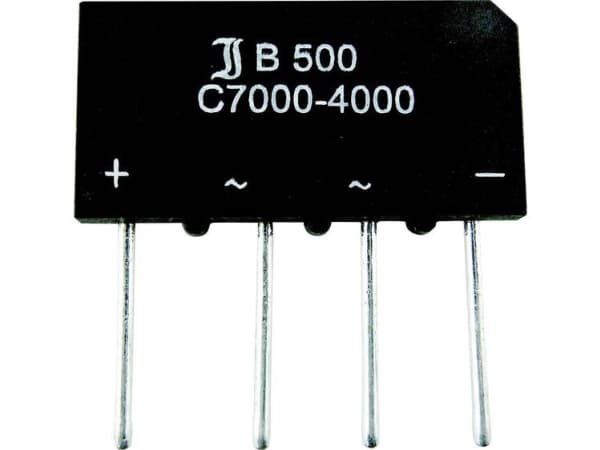 TRU COMPONENTS TC-B250C5000A Broensretter SIL-4 600 V 5 A Enkeltfaset