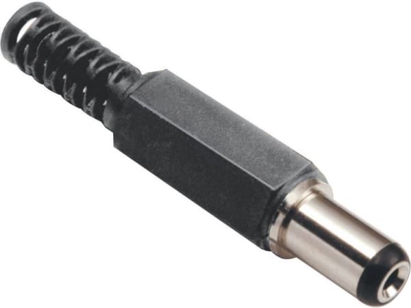 TRU COMPONENTS Pienjänniteliitin Liitin, suora 3 mm 1,1 mm 1 kpl 1 kpl