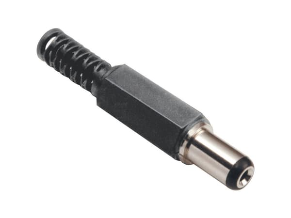 TRU COMPONENTS Lågspänningskontakt Kontakt, rak 5,5 mm 2,1 mm 1 st
