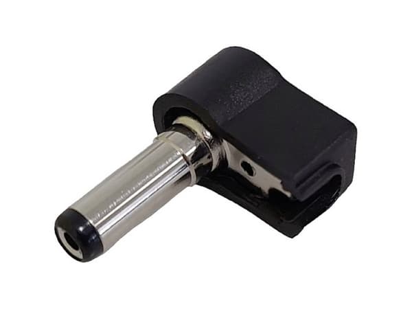 TRU COMPONENTS Lågspänningskontakt Kontakt, vinklad 5,5 mm 2,1 mm 1 st