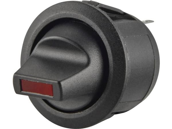TRU COMPONENTS TC-R13-112LP-02 LED-ruuvikytkin 250 V/AC 6 A 1 x Pois päältä/päälle napsauttamalla 1 kpl 1 kpl
