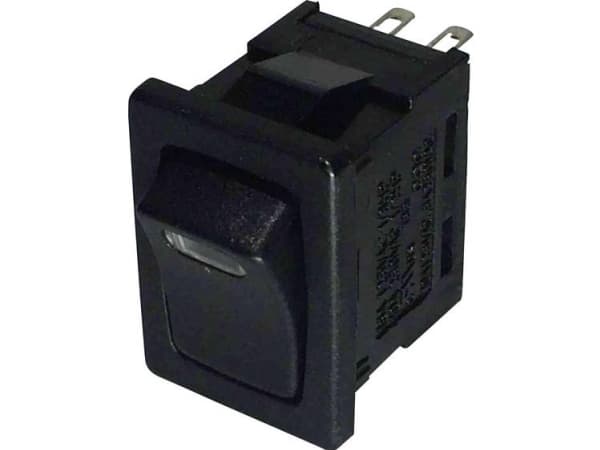 TRU COMPONENTS 1587518 Vippekontakt TC-R13-66L-02 LED 12V/DC 250 V/AC 6 A 1 x Off/On Klikkende 1 stk