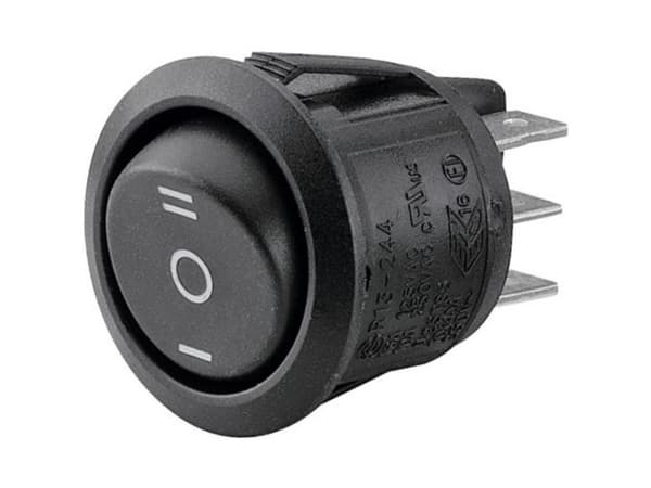TRU COMPONENTS 1587660 Vippekontakt TC-R13-244D-02 250 V/AC 10 A 2 x On/Off/On Klikkende/0/Klikkende 1 stk