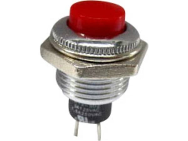 TRU COMPONENTS 1587735 TC-R13-502MA-05RT Trykknap 250 V/AC 1.5 A 1 x Off/(On) Tastende 1 stk