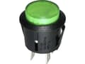 Pikkukuva 2 / 3: TRU COMPONENTS TC-R13-523BL-05GN Painekytkin 250 V/AC 1,5 A 1 x Off/On Klikkende 1 stk