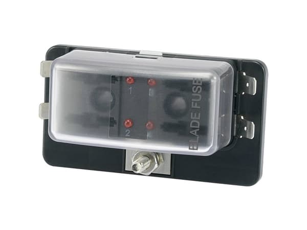 TRU COMPONENTS TC-R3-76-01-3L104 Bilsäkringshållare med statusindikator Passar standard platt säkring 30 A 32 V/DC 1 st