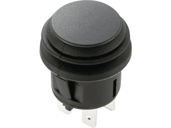 TRU COMPONENTS 1588075 TC-R13-527A2-02 Trykknap 250 V/AC 6 A 2 x Off/(On) Tastende (Ø x H) 23 mm x 4,5 mm 1 stk
