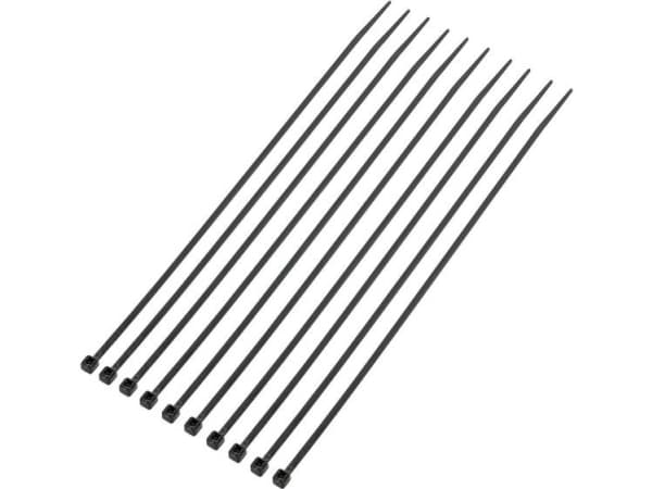 TRU COMPONENTS 1592869 TC-CV200MKBK203 Kabelbinder 200 mm 2.50 mm Sort Uv-stabiliseret 1000 stk