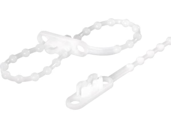 TRU COMPONENTS 1592904 TC-KTV145203 Knudebånd 145 mm 2 mm Natur Med dobbelthoved 100 stk
