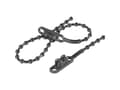 Pikkukuva 2 / 3: TRU COMPONENTS 1592905 TC-KTVR145BK203 Knudebånd 145 mm 2 mm Sort Med dobbelthoved 100 stk