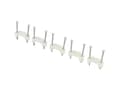 Miniatyrbild 2 av 3: TRU COMPONENTS TC-DNF17203 Sømclips 1593094 Bundt-Ø-område 17.70 mm (max) To-flappet Hvid 100 stk