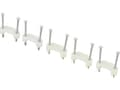 Miniatyrbild 1 av 3: TRU COMPONENTS TC-DNF17203 Sømclips 1593094 Bundt-Ø-område 17.70 mm (max) To-flappet Hvid 100 stk