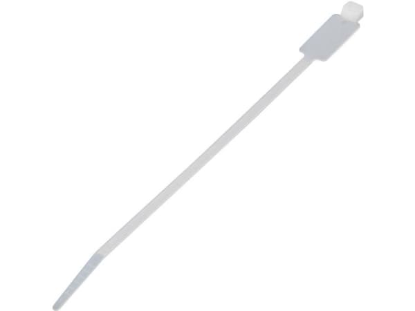 TRU COMPONENTS 1593123 TC-MCV-200S203 Nahkamerkintä Kohokuvioitu pinta: 30 x 15 mm Luonto 100 kpl