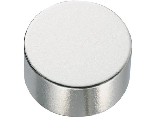 TRU COMPONENTS 505798 Permanentmagnet Rund (Ø x H) 20 mm x 2 mm N35 1.18 - 1.24 T Gränstemperatur (max.): 80 °C