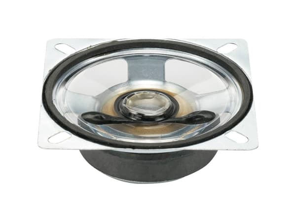 TRU COMPONENTS YD66-5-4F45M-G 6.6 cm miniaturehøjttalere 8 Ω Plastmembran, Transparent membran, Modstandsdygtig over for fugt.
