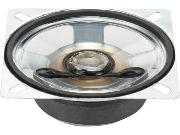 TRU COMPONENTS YD66-5-4F45M-G 6.6 cm miniaturehøjttalere 8 Ω Plastmembran, Transparent membran, Modstandsdygtig over for fugt.