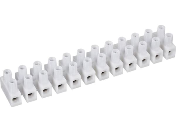 TRU COMPONENTS 600326 Kronemuffe ATT.CALC.CROSS_SECTION_FLEXIBLE: 2.5-6 mm² ATT.CALC.CROSS_SECTION_RIGID: 2.5-6 mm² Poltal: 12 1 stk Hvid