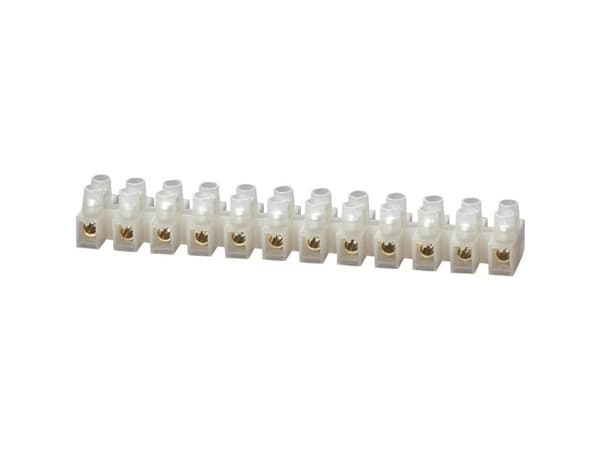 TRU COMPONENTS 610828 Kronemuffe ATT.CALC.CROSS_SECTION_FLEXIBLE: 2.5-6 mm² ATT.CALC.CROSS_SECTION_RIGID: 2.5-6 mm² Poltal: 12 1 stk Hvid