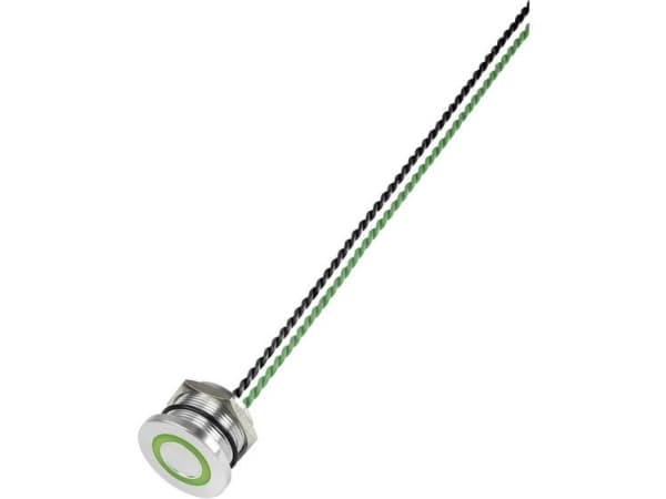 TRU COMPONENTS PS223P10Y01G24T Piezopainike Vihreä (Ø) 28 mm 1 kpl 1 kpl