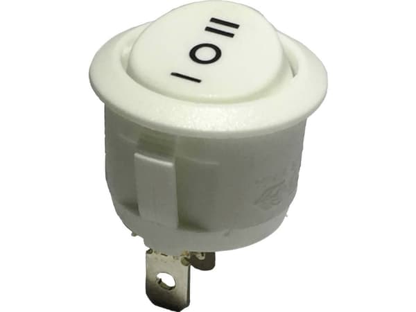 TRU COMPONENTS 700266 Vippekontakt R13-112D W/W PR.I-O-II 250 V/AC 6 A 1 x On/Off/On Klikkende/0/Klikkende 1 stk