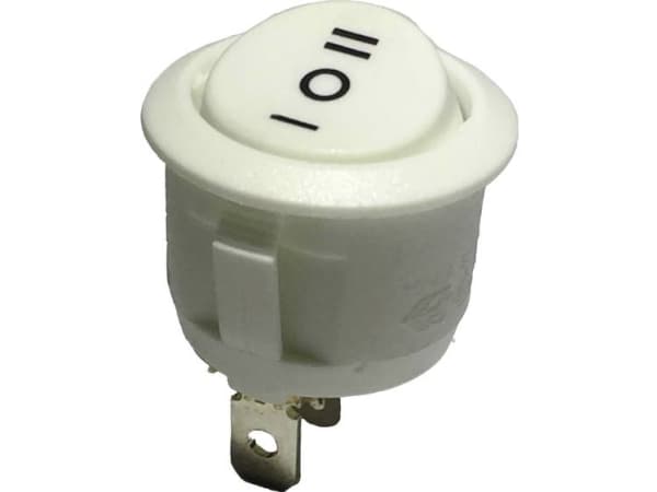 TRU COMPONENTS 700266 Vippekontakt R13-112D W/W PR.I-O-II 250 V/AC 6 A 1 x On/Off/On Klikkende/0/Klikkende 1 stk
