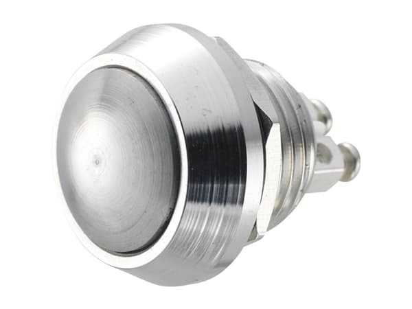TRU COMPONENTS GQ 12B-N Hårddragna tryckknappar 48 V/DC 2 A 1 x Av/(På) Beröring IP65 1 st