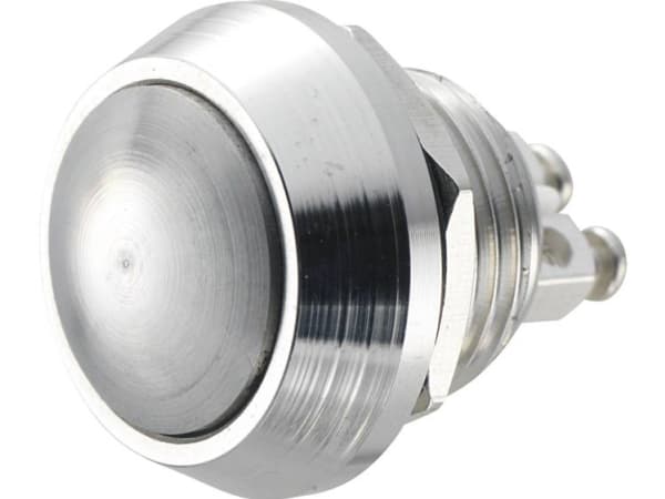 TRU COMPONENTS GQ 12B-N Hårddragna tryckknappar 48 V/DC 2 A 1 x Av/(På) Beröring IP65 1 st
