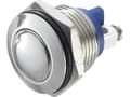 Miniatyrbild 1 av 3: TRU COMPONENTS GQ 16B-N Hårddragna tryckknappar 48 V/DC 2 A 1 x Av/(På) Beröring IP65 1 st