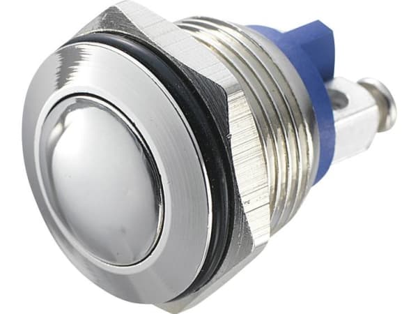 TRU COMPONENTS GQ 16B-N Hårddragna tryckknappar 48 V/DC 2 A 1 x Av/(På) Beröring IP65 1 st