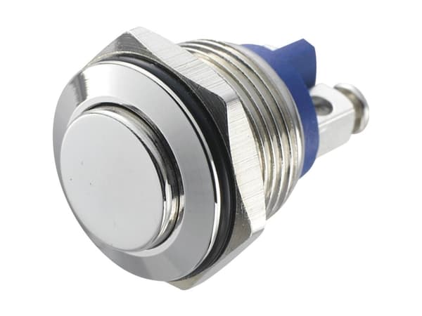 TRU COMPONENTS GQ 16H-N Hårddragna tryckknappar 48 V/DC 2 A 1 x Av/(På) Beröring IP65 1 st