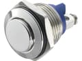 Miniatyrbild 1 av 3: TRU COMPONENTS GQ 16H-N Hårddragna tryckknappar 48 V/DC 2 A 1 x Av/(På) Beröring IP65 1 st