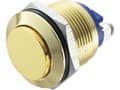 Miniatyrbild 1 av 3: TRU COMPONENTS GQ 19H-G Hårddragna tryckknappar 48 V/DC 2 A 1 x Av/(På) Beröring IP65 1 st