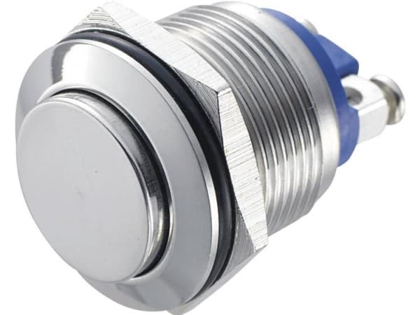 Tru Components Gq 19h-S Vandal Resistant Pushbutton Switch 48v/Dc 2a 1 X