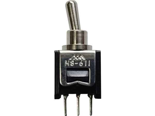 TRU COMPONENTS 611A Keinukytkin 250 V/AC 0,15 A 1 x On/On Klikkaava 1 kpl