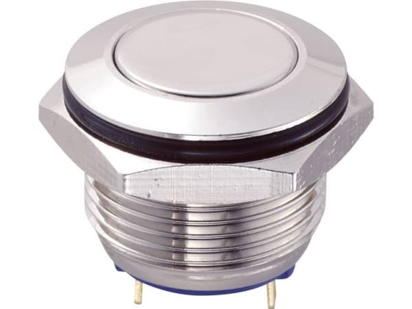 TRU COMPONENTS GQ16F-10/J/N Kiinteä painike 48 V/DC 2 A 1 x Pois päältä/(Päälle) IP65 Kosketus 1 kpl