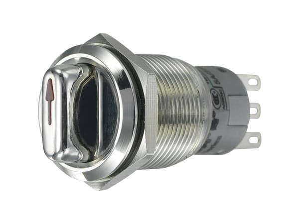 TRU COMPONENTS 701810 LAS1-AGQ-11X/21 Hærværkssikret drejekontakt 250 V/AC 5 A Afbryderpositioner 2 1 x 90 ° IP65 1 stk