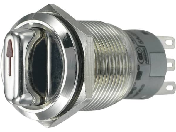 TRU COMPONENTS 701810 LAS1-AGQ-11X/21 Hærværkssikret drejekontakt 250 V/AC 5 A Afbryderpositioner 2 1 x 90 ° IP65 1 stk