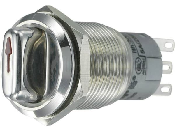 TRU COMPONENTS 701812 LAS1-AGQ-22X/31 Hærværkssikret drejekontakt 250 V/AC 3 A Afbryderpositioner 2 2 x 45 ° IP65 1 stk