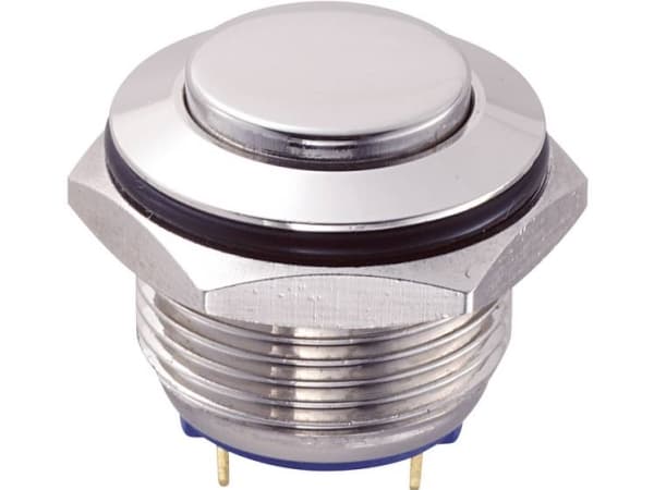 TRU COMPONENTS GQ16H-10/J/N Hårddragna tryckknappar 48 V/DC 2 A 1 x Av/(På) Beröring IP65 1 st