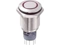 Pikkukuva 2 / 3: TRU COMPONENTS LAS2GQF-22ZE/R/12V/N/P Kestävä painekytkin 250 V/AC 3 A 2 x On/On Naksahdus 1 kpl