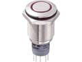 Pikkukuva 1 / 3: TRU COMPONENTS LAS2GQF-22ZE/R/12V/N/P Kestävä painekytkin 250 V/AC 3 A 2 x On/On Naksahdus 1 kpl